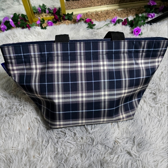 Burberrys Blue Label Blue & White House Check Tote (EUC)(COA) - Picture 1 of 14
